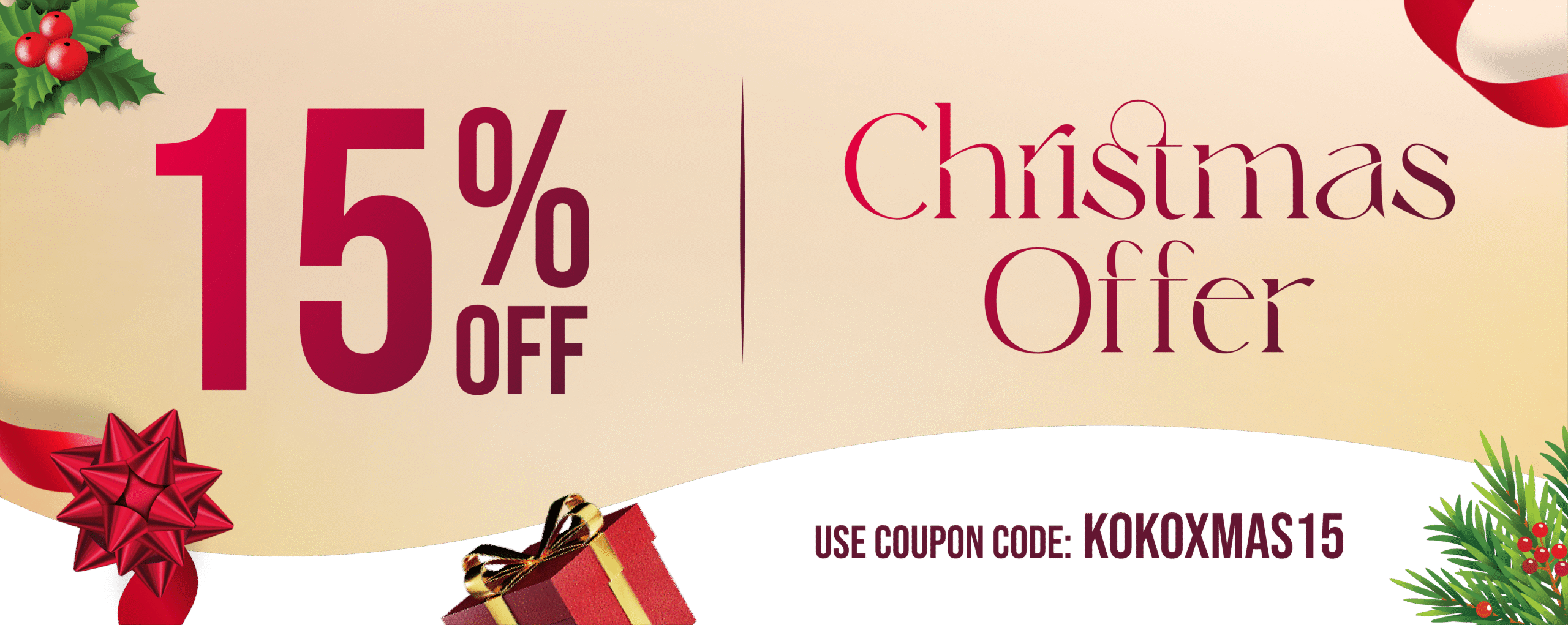 15% Christmas Offer